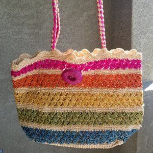 Mad Imports Rainbow-Themed Handmade Bag
